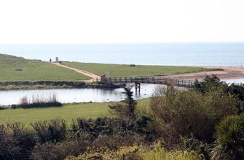 The view of the sea from the family room